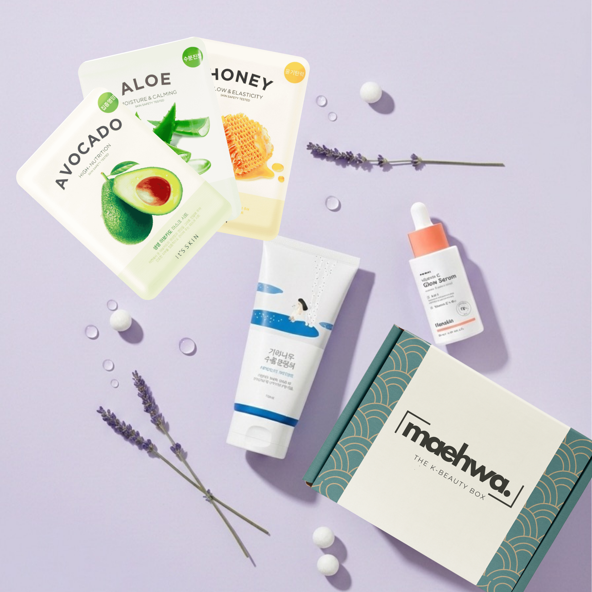 Hautpflege Routine STARTER PACK 'Glow' + HANSKIN Vitamin C und E Serum + Niacinamid