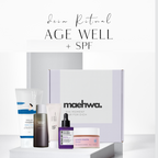 Morgen- & Abendroutine 'Age Well' + LSF50 + Retinol, Retinal, Bakuchiol