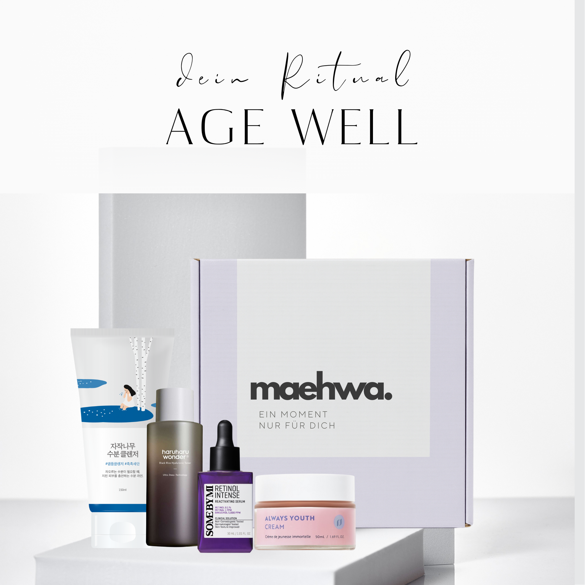 Abendroutine 'Age Well': Retinol, Retinal, Bakuchiol
