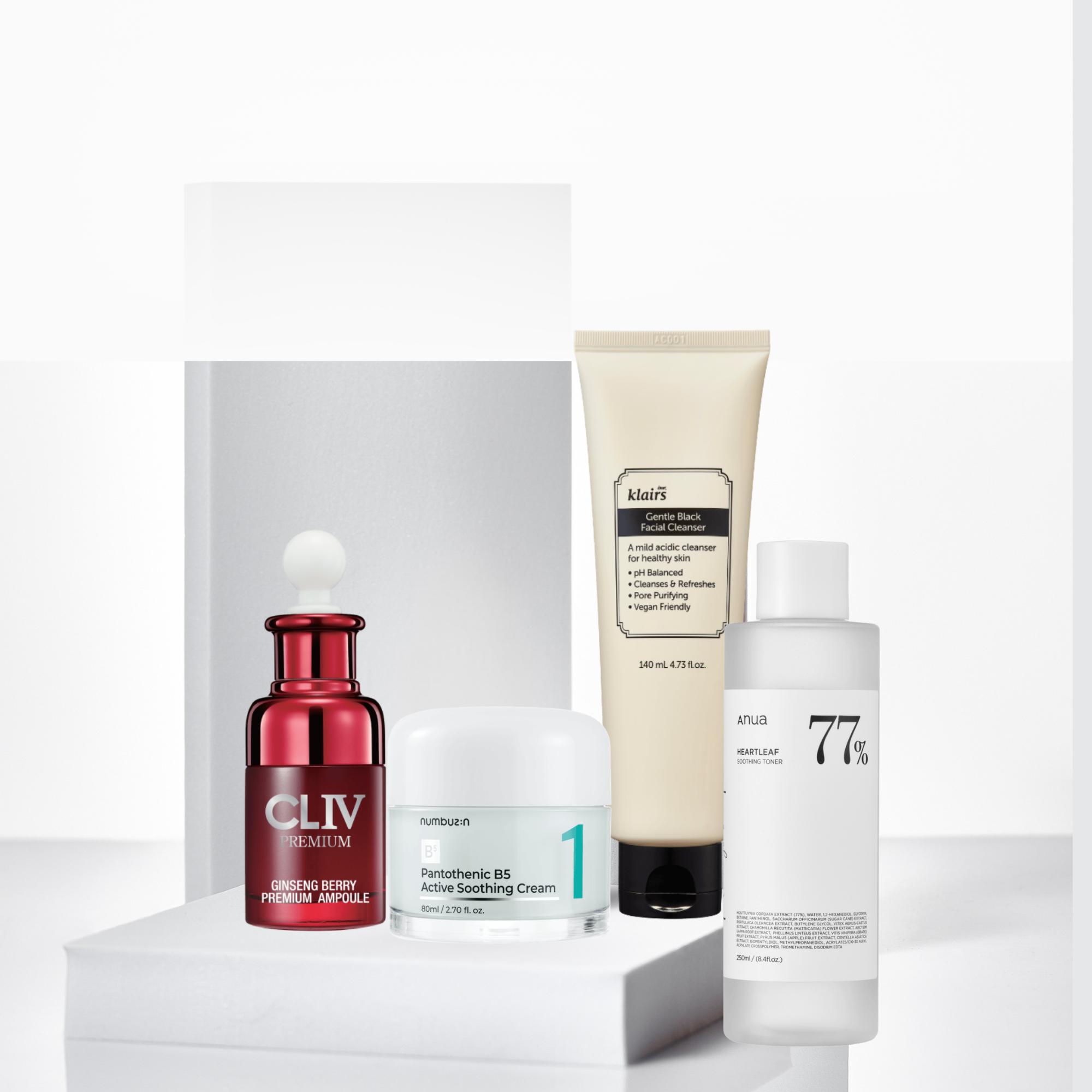 Abendroutine 'Timeless Skin' für Mischhaut + 80% Ginseng Berry, Hyaluronsäure, Panthenol