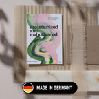Grußkarte "moisturized" Hochformat A6 (148 x 105 mm) inkl. Umschlag - edles, mattes 350g Premiumpapier