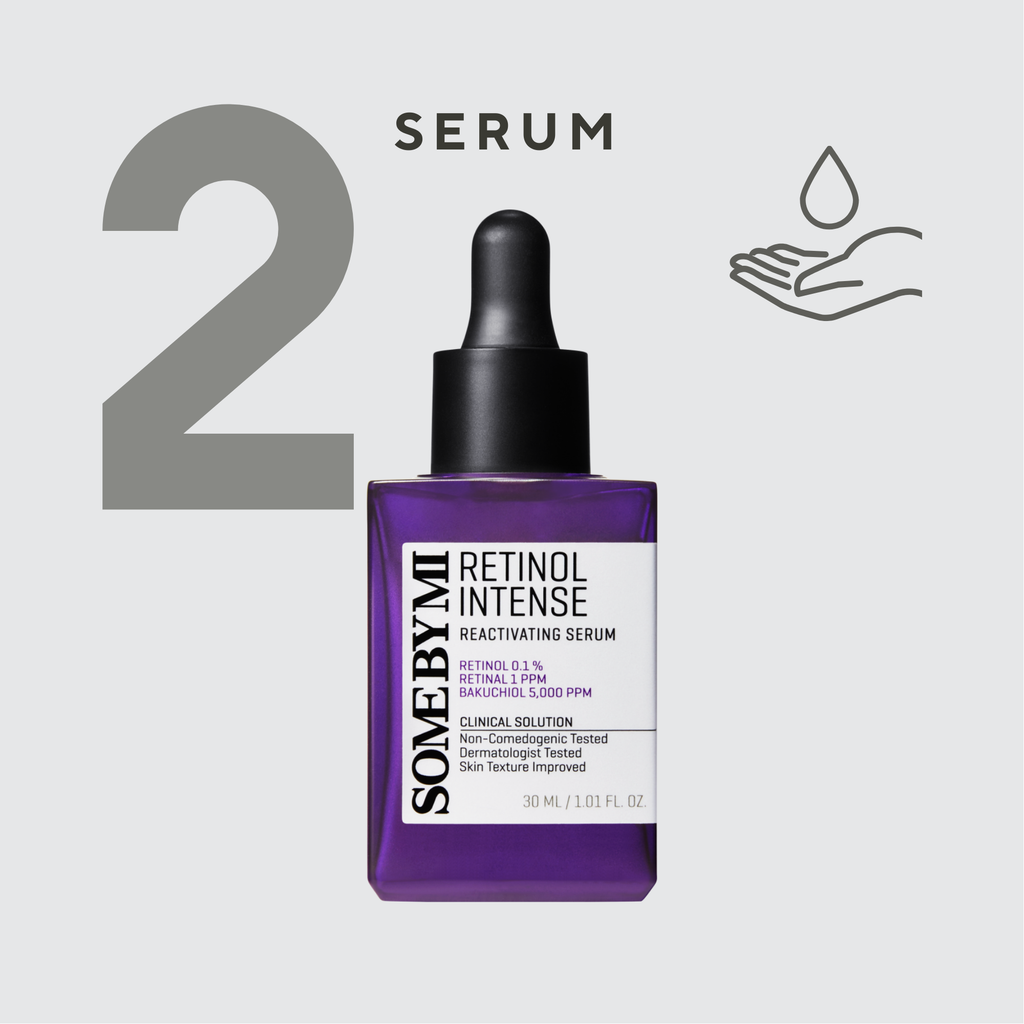 Hautpflege Routine STARTER PACK 'Anti Age' + SOMEBYMI 0,1% Retinol, Retinal + Bakuchiol